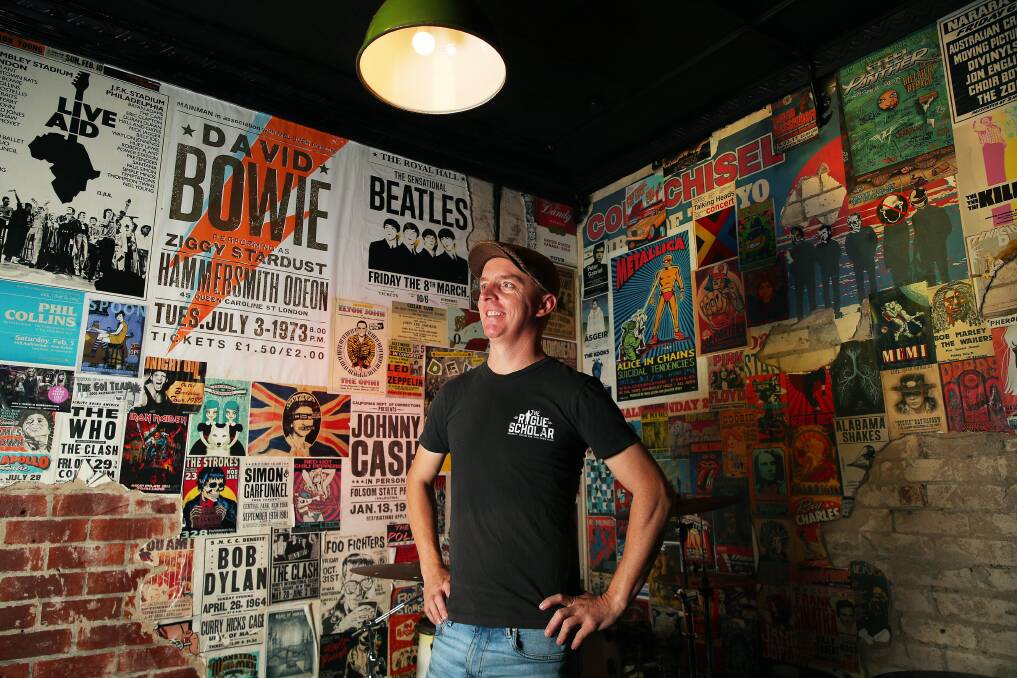 Rogue Scholar owner Adam Hardy believes Midtown Social Club can become a vital community asset. Picture by Peter Lorimer