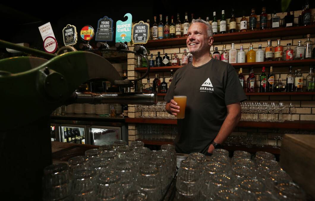 Akasha founder Dave Padden plans to make Newcastle craft beer the focus at The Edwards. Picture by Simone De Peak