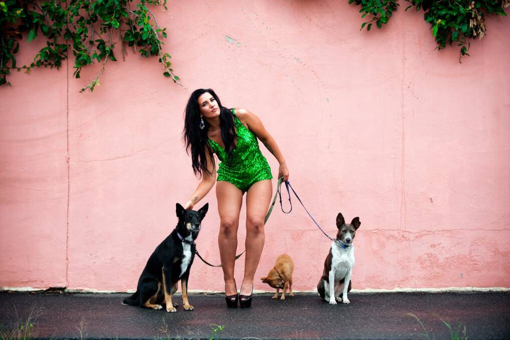 INDEPENDENT WOMAN: Zoe K funded her album It's Just What I Like working three jobs, which included dog walking. Picture: Paul Armour.