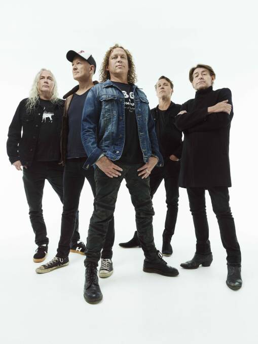 REFUELLED: The Screaming Jets took a trip down memory lane by re-recording their debut album. Picture: Kane Hibberd