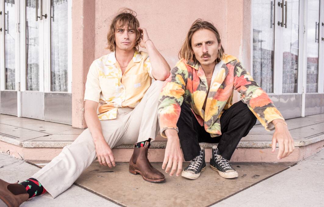 Lime Cordiale's Louis and Oli Leimbach will headline Wine Machine. Picture by Tim Swallow