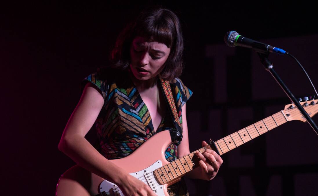 QUICK WIT: Stella Donnelly was hilarious and at other times unashamedly political. Pictures: Paul Dear