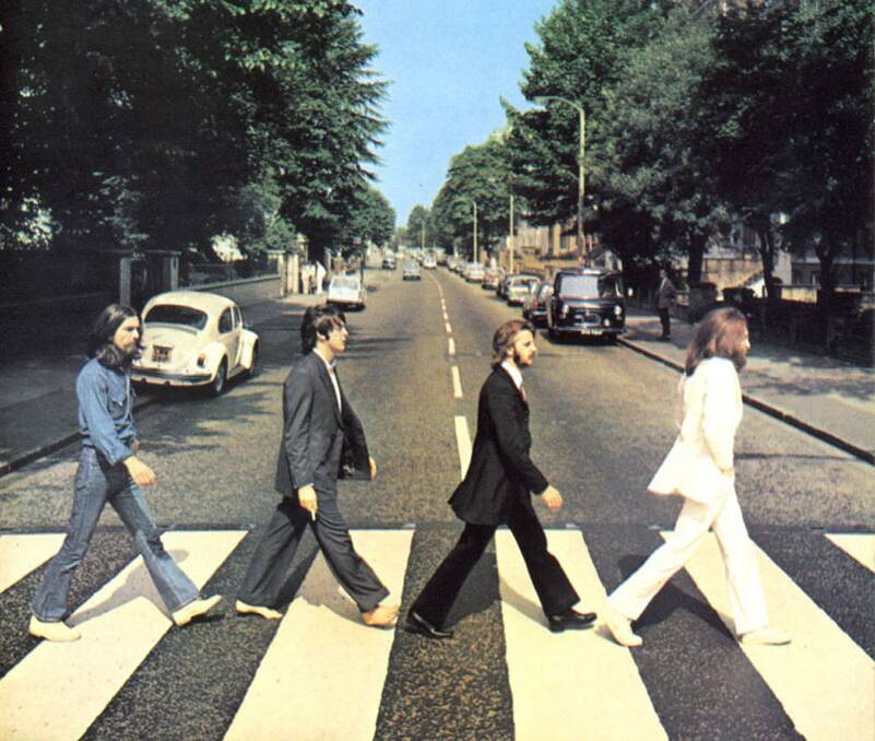 ICONIC: The Abbey Road album cover is among the most famous in the history of popular music.