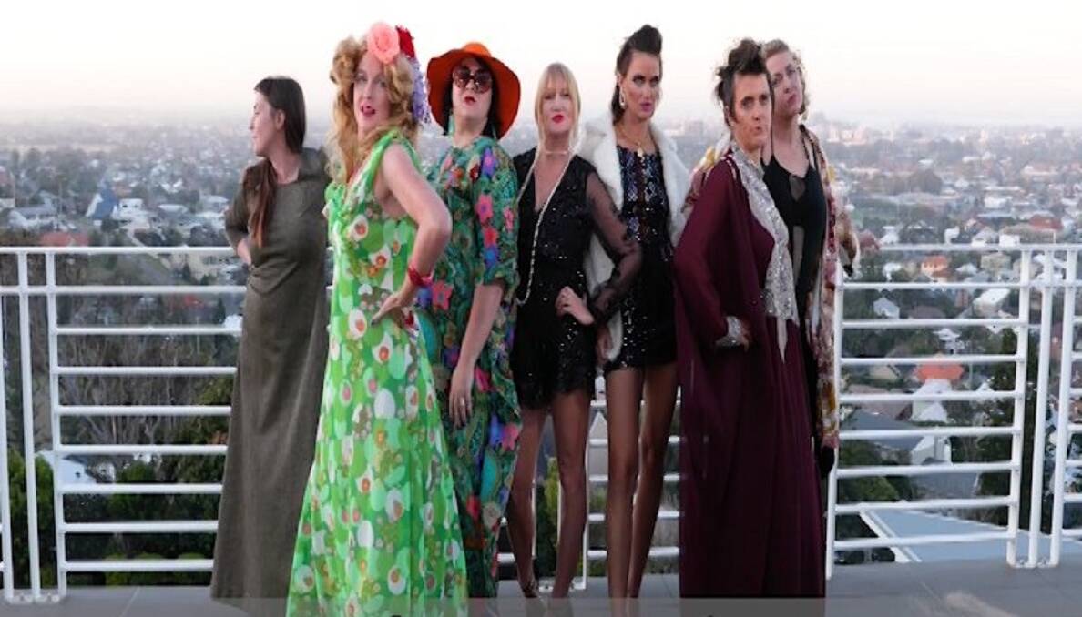 THE CAST: The Unreal Housewives of Newcastle feature, from left, Jenny, Natto, Birdo, Flame, Sparkletina, Tzatz and Mundee.