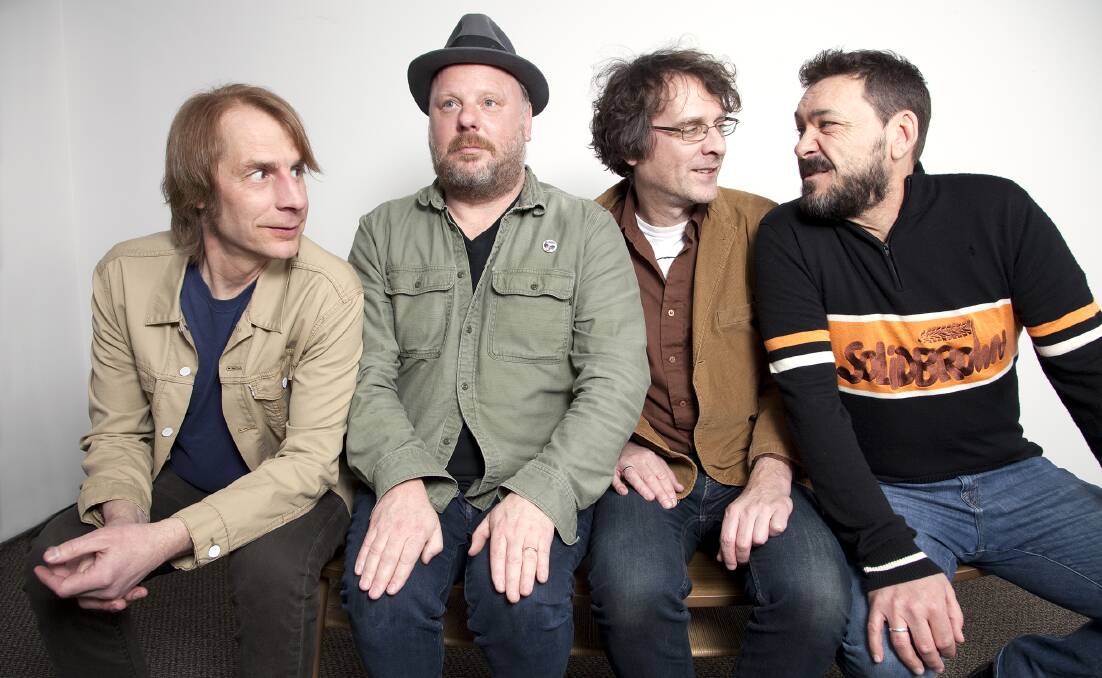 Mark Arm, Dan Peters, Steve Turner and Guy Madddison of Seattle grunge originals, Mudhoney, are returning to Australia next month for their first tour here since 2014. Picture supplied