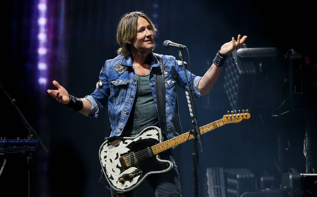 ROCK On: Keith Urban live-streamed a show after his gig was cancelled.