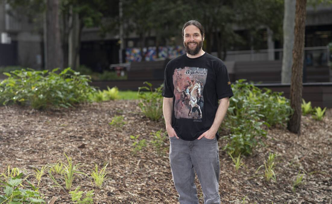 HIT: Professor Simon Springer's PhD in heavy metal music has attracted global attention for the University of Newcastle.