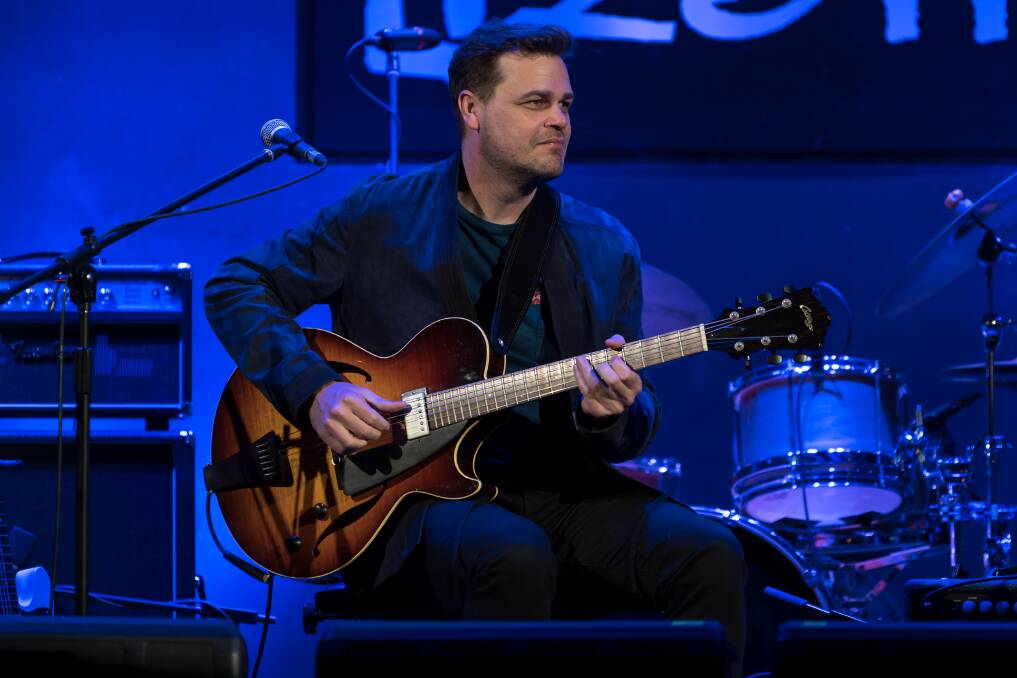 Newcastle guitar maestro Adam Miller has supported American blues artists Matt Schofield and Samantha Fish at their recent Lizotte's shows. Picture by Paul Dear 