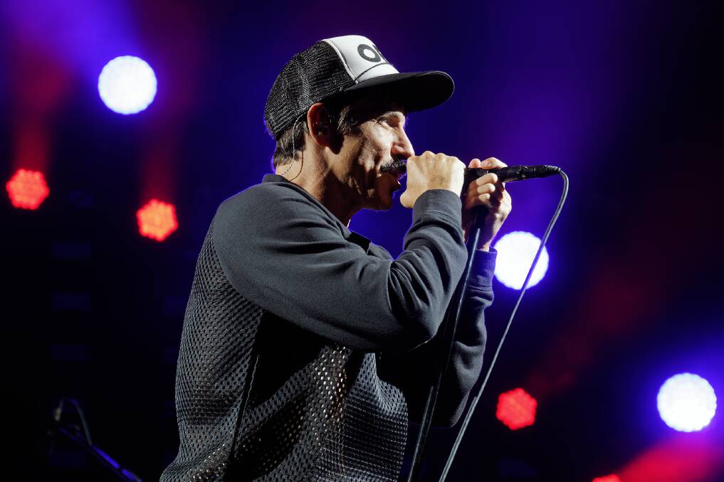 ON SONG: Anthony Kiedis was in fine form vocally through out.