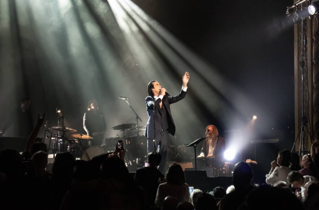 Nick Cave and Warren Ellis' show was a religious experience. Picture by Paul Dear