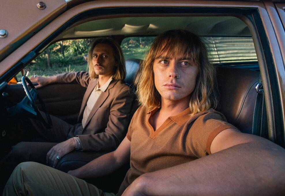 BROTHERS IN ARMS: Lime Cordiale songwriters and co-frontmen Oliver and Louis Leimbach.