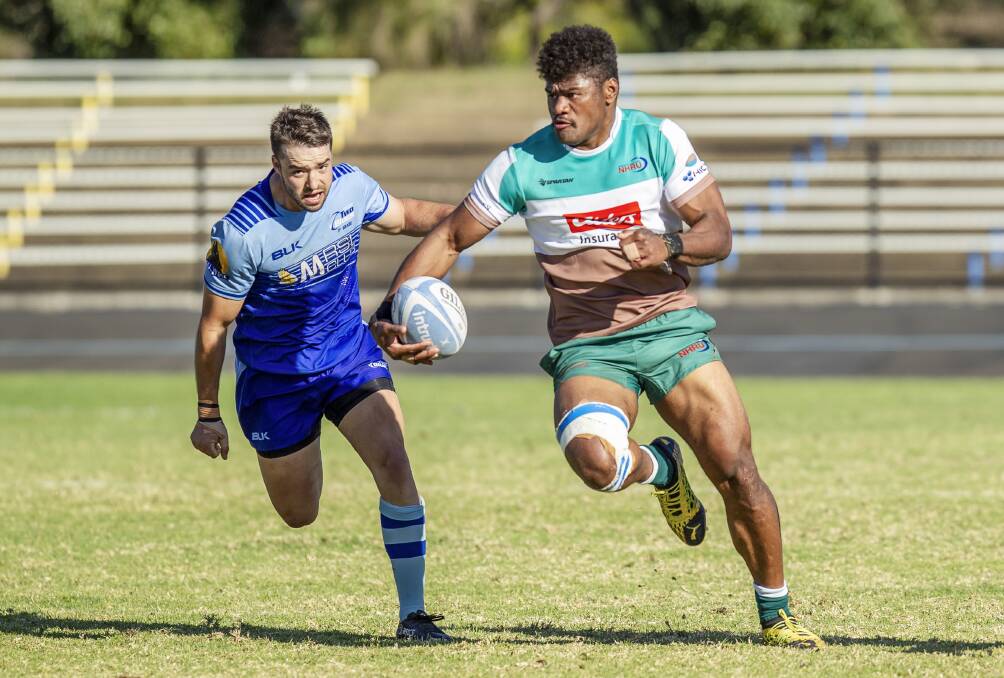 RUNNING RUGBY: The Hunter Wildfires play their first home game of the Shute Shield season on Saturday.