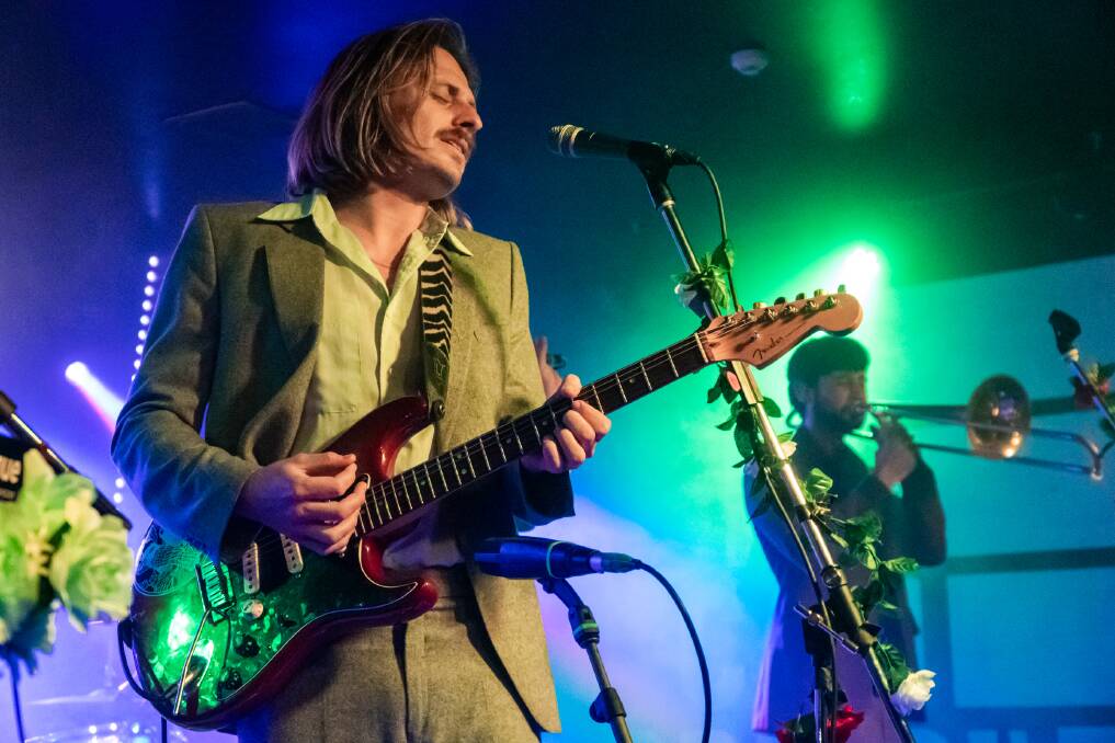 Sydney indie-pop band Lime Cordiale headline Wine Machine's first festival at Dalwood Estate. Picture by Paul Dear