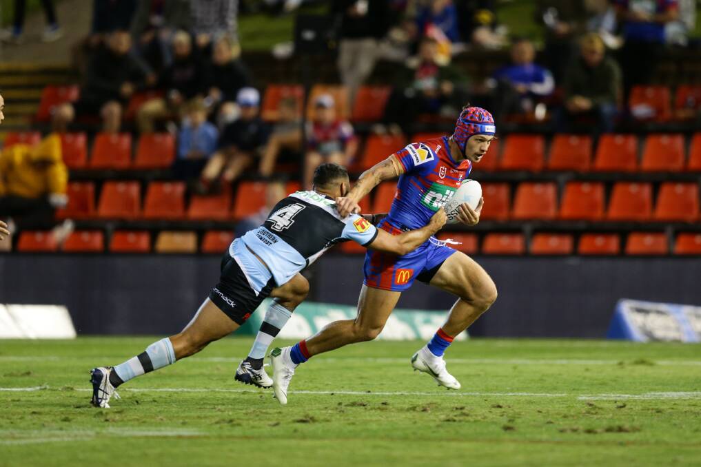 THE MAIN EVENT: Kalyn Ponga will look to inspire the Newcastle Knights to victory over the high-flying Sydney Roosters on Saturday night. Picture: Jonathan Carroll