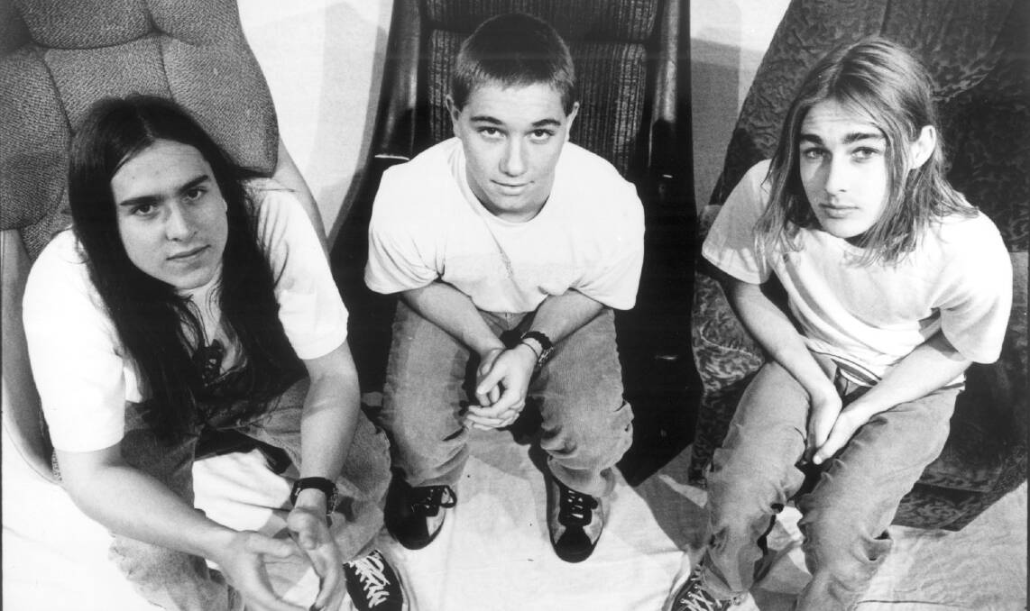 FREAKISH TALENT: Ben Gillies, Chris Joannou and Daniel Johns were just 17 when they released their second album.