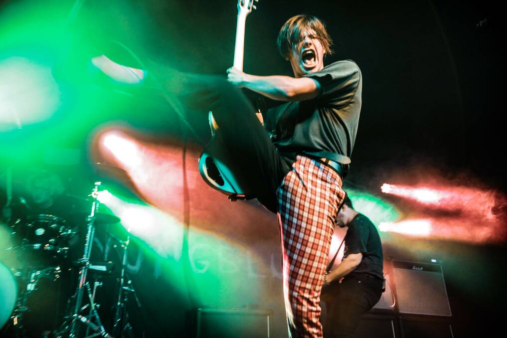 LOOSE: English star Yungblud provided one of the year's loudest gigs. Picture: Andrew Brassington