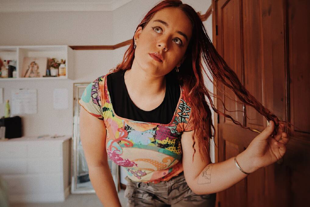 DREAMER: Newcastle indie artist Daphzie, aka Lili Crane, self-produced her forthcoming second EP, IDG2LA&TATWSH.