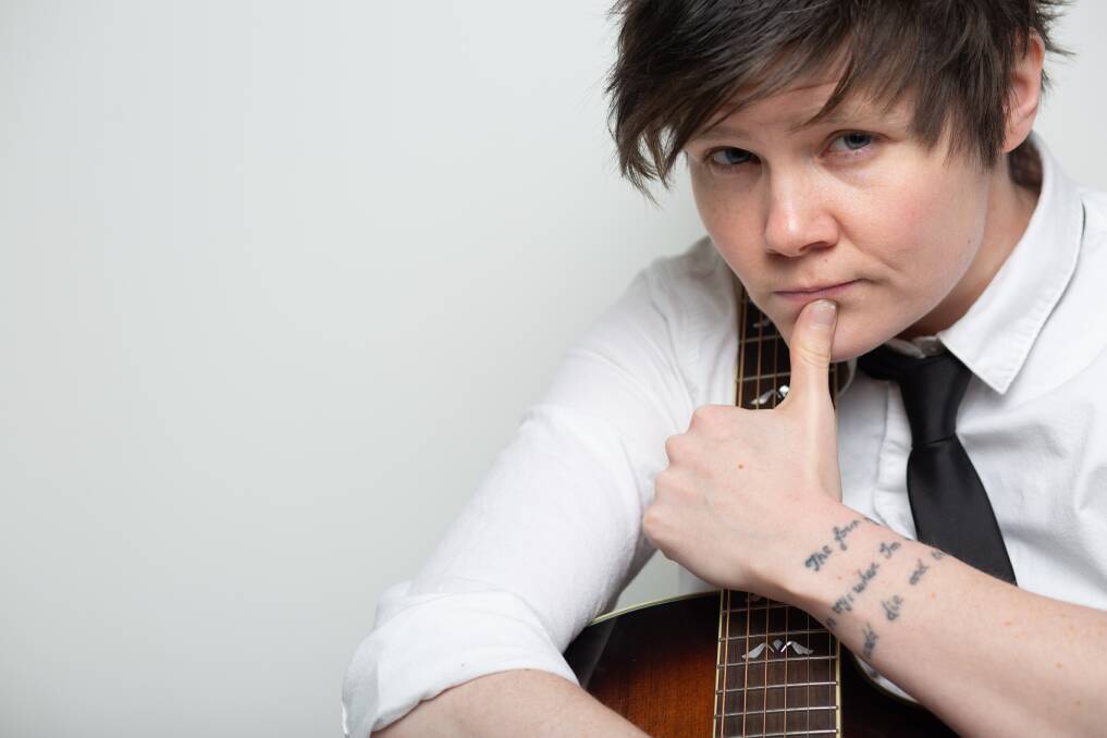 GENUINE: English folk singer-songwriter Grace Petrie is touring Australia for the first time to support her acclaimed album Queer As Folk.