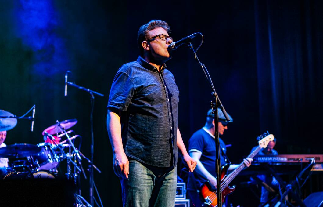 POLISHED: The Proclaimers' Craig Reid on stage at the Civic Theatre. Picture: Andrew Brassington