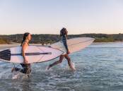 Surfs up at the local beaches, where you can take a lesson or hang 10 with friends. Pictures supplied