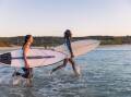 Surfs up at the local beaches, where you can take a lesson or hang 10 with friends. Pictures supplied