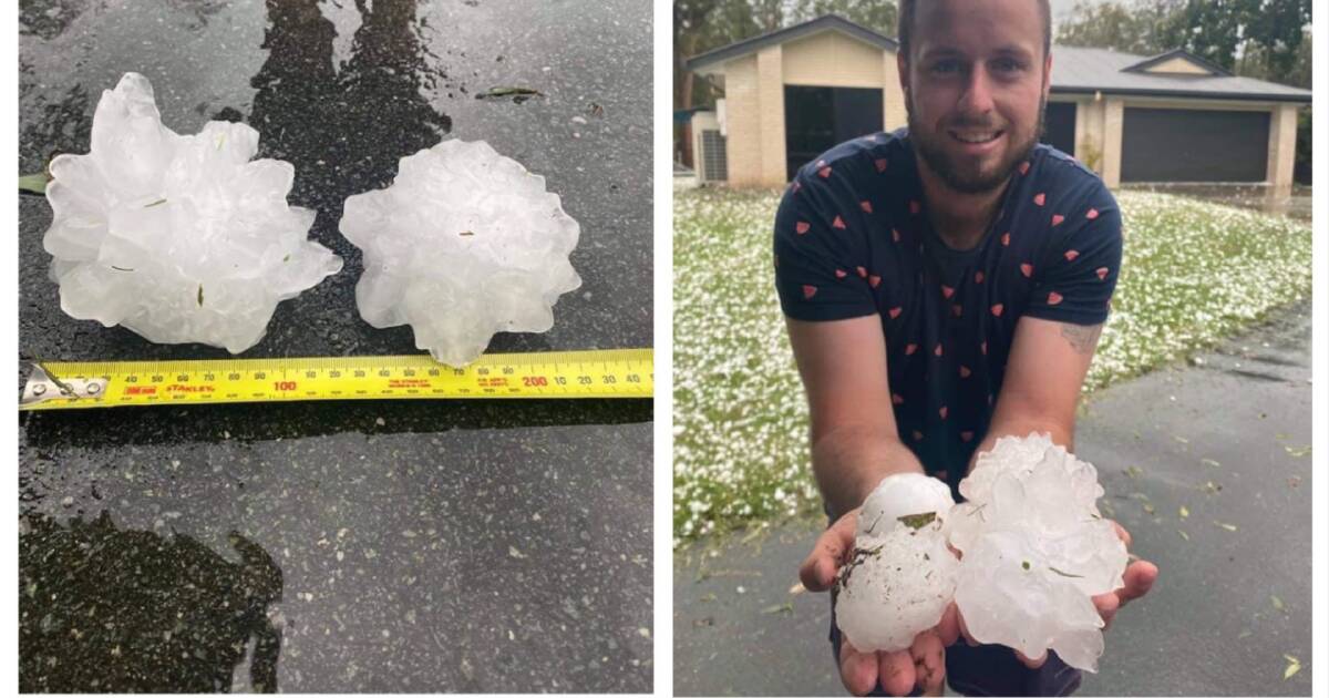That's not a hailstone, THIS is a hailstone