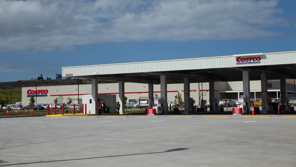 FUEL: The service station at the warehouse has already opened for business.