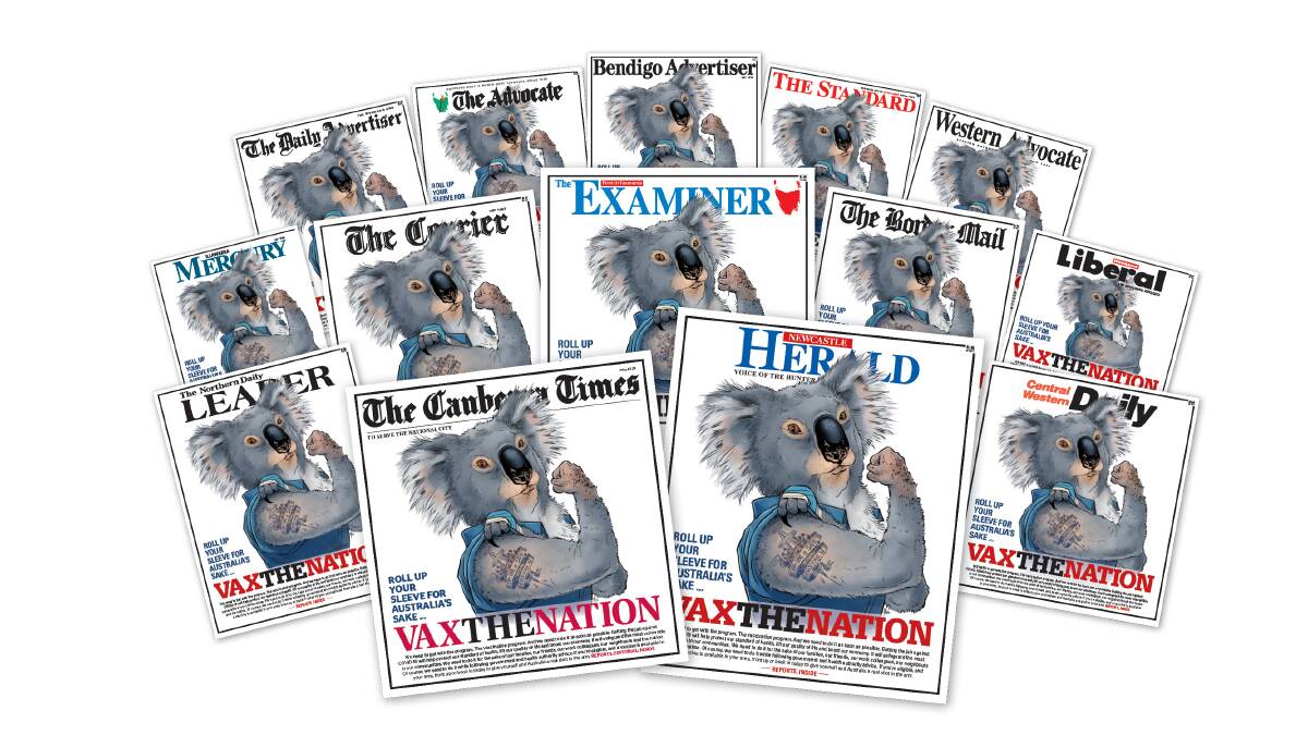 PROMOTION: ACM's 14 daily newspapers launched their Vax The Nation campaign in June.