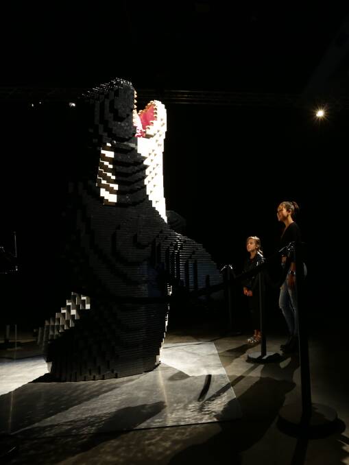 Lego: The giant orca, which technically is made from Duplo. Picture: Jonathan Carroll