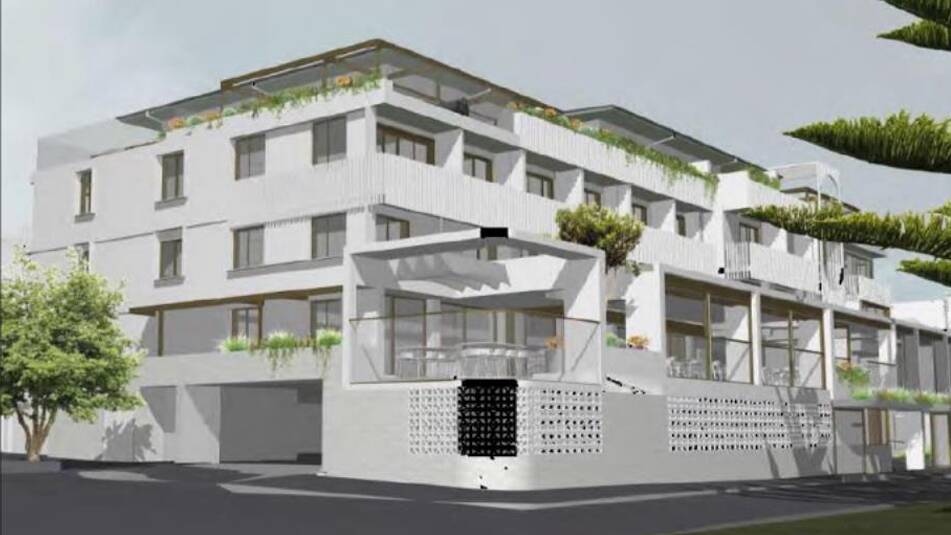 The proposed new-look Newcastle Beach Hotel. Picture SDA Architecture