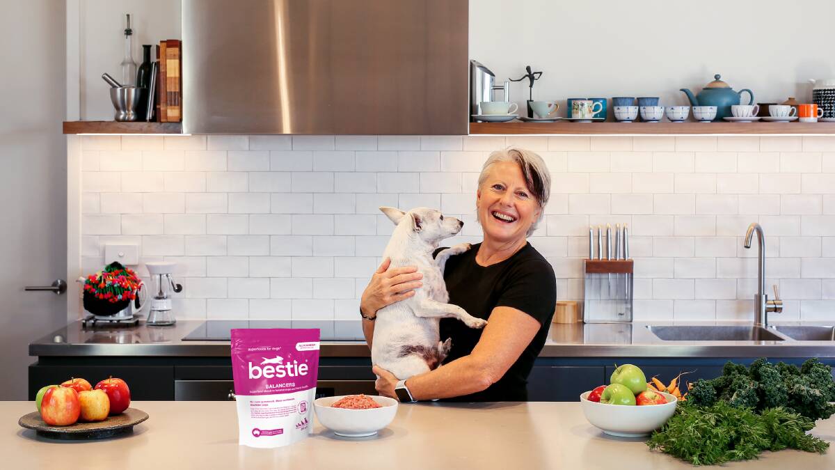 NATURAL: Bestie Kitchen founder Amanda Falconer has developed a range of neutraceuticals to help dogs with anxiety, cognitive decline, stress, immunity and oral health issues.