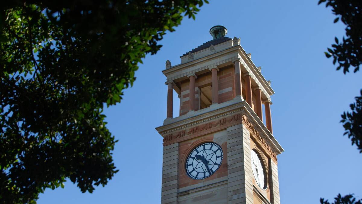 ICONIC: The restored clock tower.