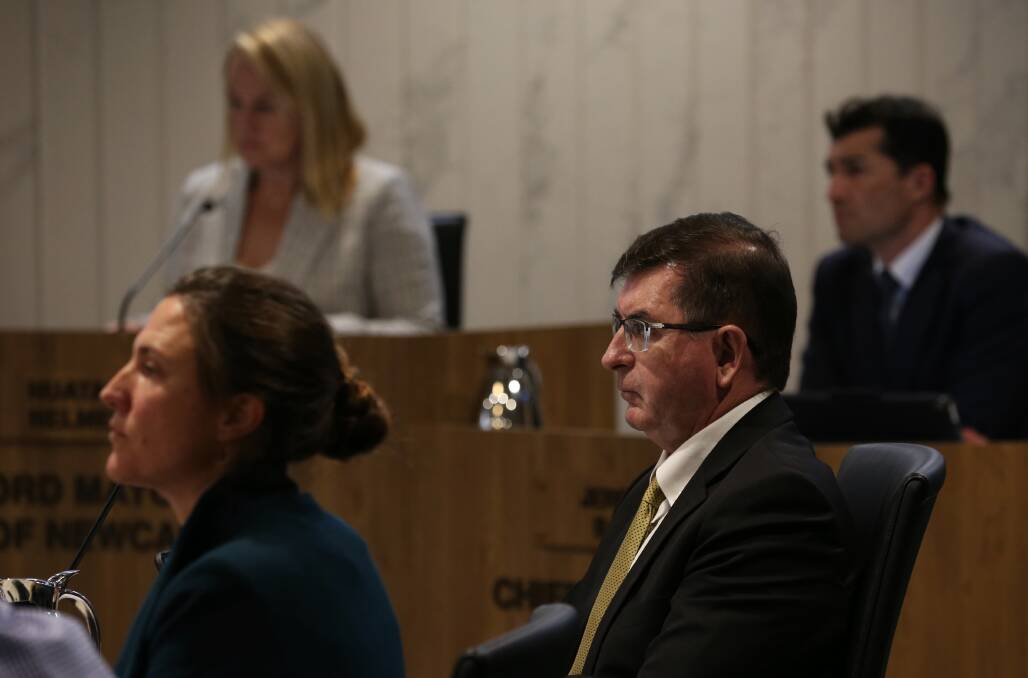 OPPOSITION: Independent Newcastle councillor John Church was critical of the council's rate rise and spending decisions in the adopted budget. Picture: Simone De Peak