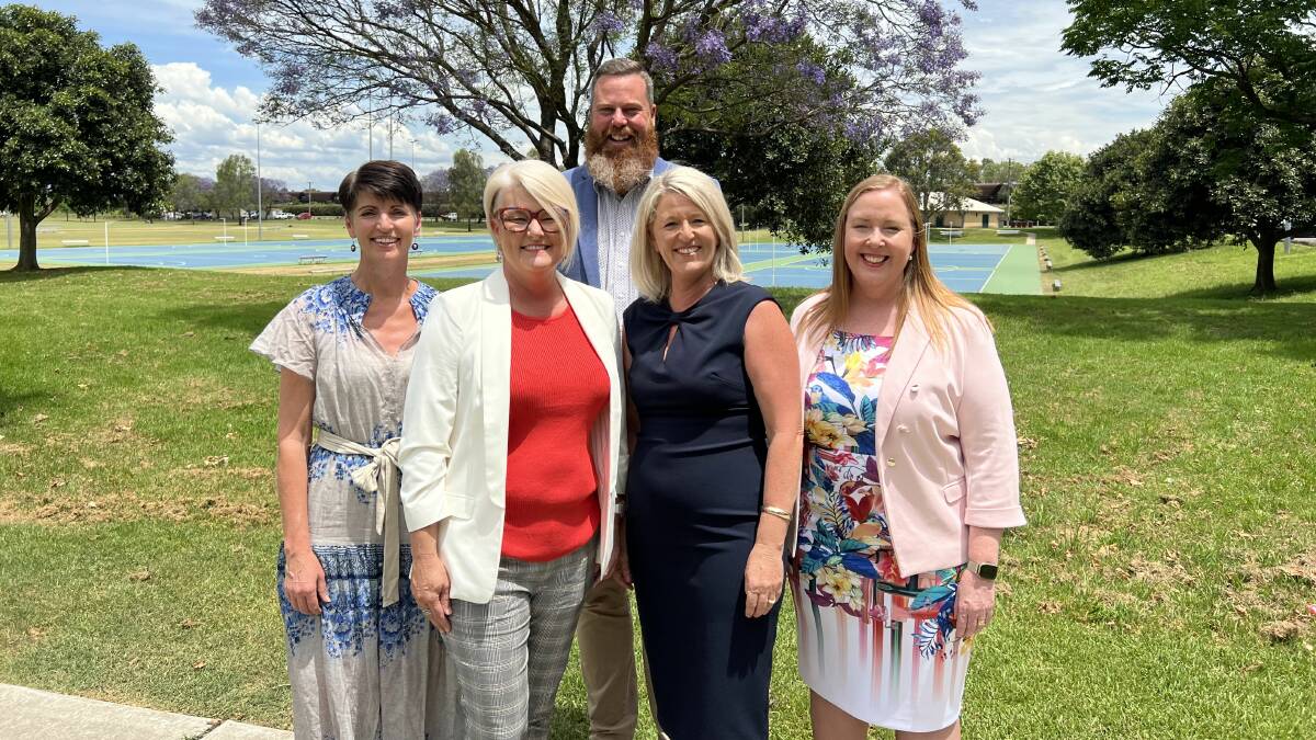 Peree Watson (second from left), with MPs Kate Washington, Dan Repacholi, Yasmin Catley and Jenny Aitchison. Picture supplied