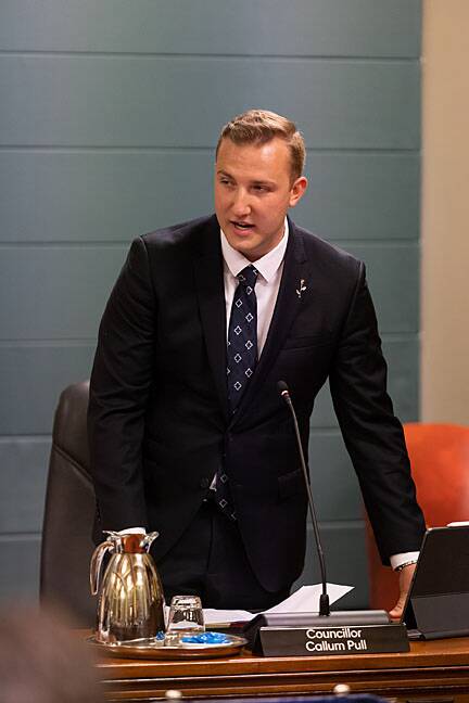 Liberal councillor Callum Pull's motion was voted down on Tuesday night.