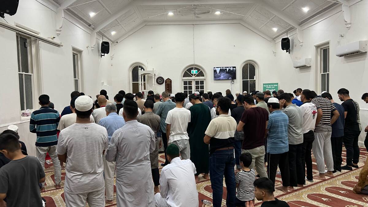 The numbers at Mayfield mosque are growing. Picture supplied