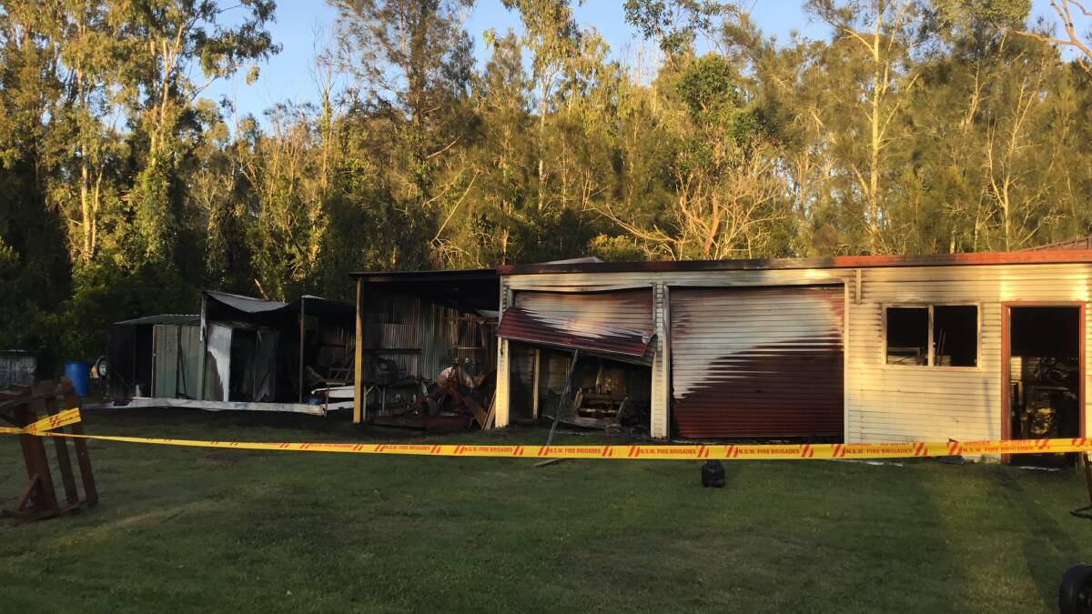 BURNED: The Hunter Wetlands Centre storage complex was damaged by a fire back in May.