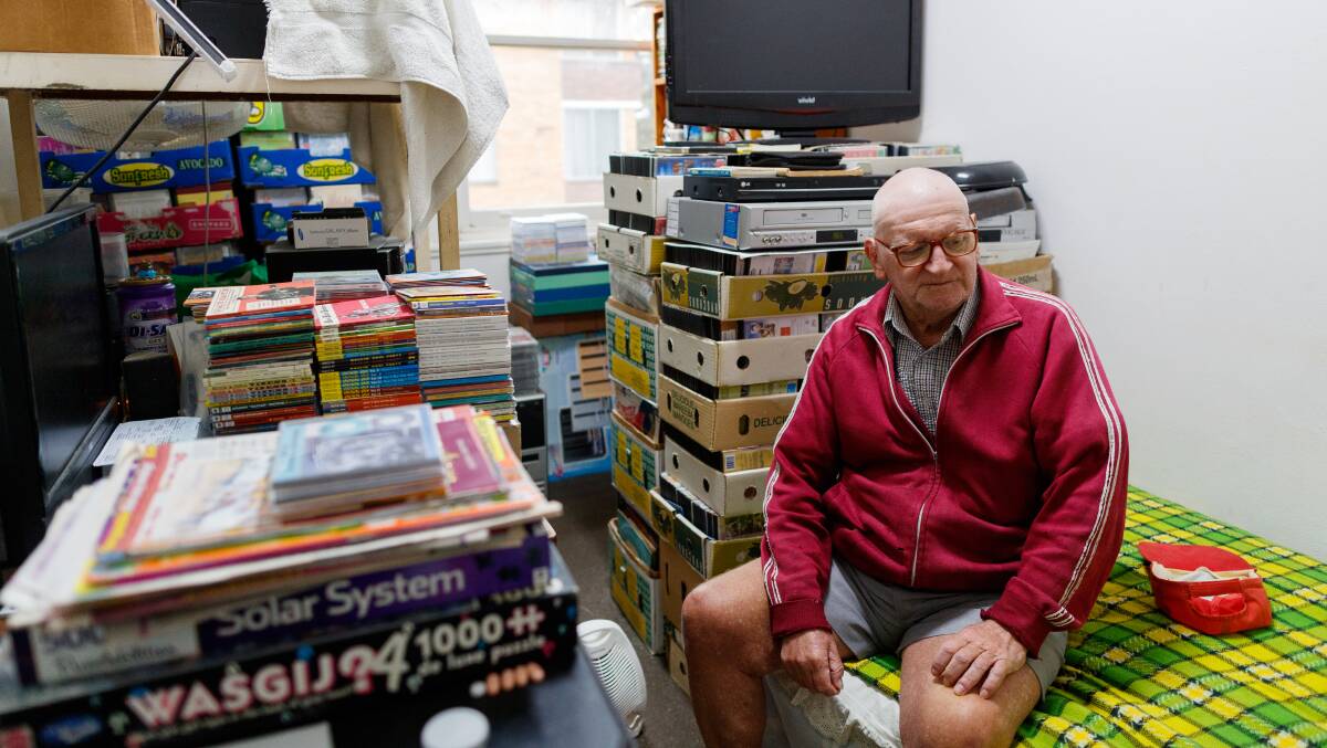 74-year-old resident Barry Weston said he is sad he has to leave after living at the property on and off since 1990. Picture: Max Mason-Hubers