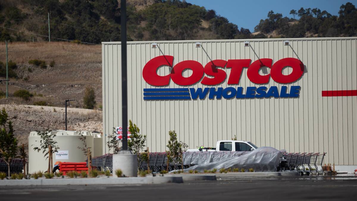 ALMOST READY: Costco at Boolaroo is set to open next week, but keen shoppers are being advised to follow the health order. Pictures: Marina Neil