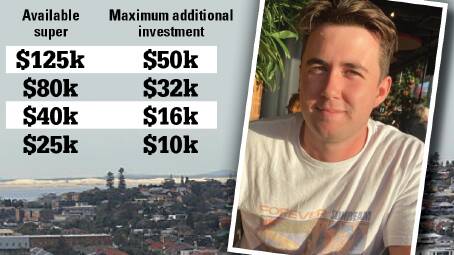 WEIGHING UP THE COSTS: First home buyer Harry Charlesworth says he would take advantage of a new first home buyers scheme proposed by the Coalition. 