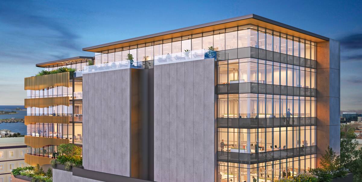 AFFORDABLE INVESTMENT: The planned office development at 653 Hunter Street. 