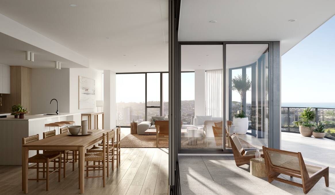 An artist's impression of a penthouse in The Store.