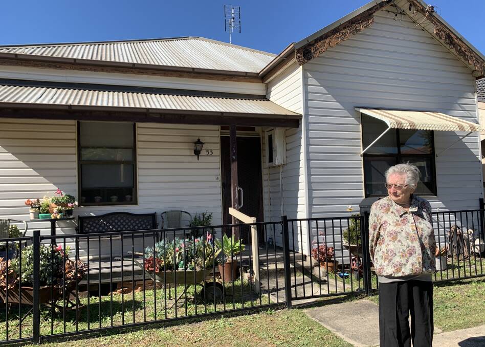 HISTORIC HOME: Shirley 'Margaret' Mayo has lived at 53 Estell Street for more than 80 years. Picture: Supplied
