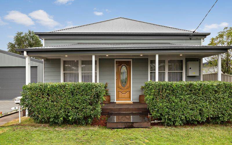 HOT PROPERTY: This renovated three-bedroom home at 4 Croydon Street, Mayfield, sold for $1 million last month. 