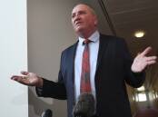 IT'S NOT OUR FAULT: Nationals leader and former deputy prime minister Barnaby Joyce in Canberra on Monday. Picture: AAP