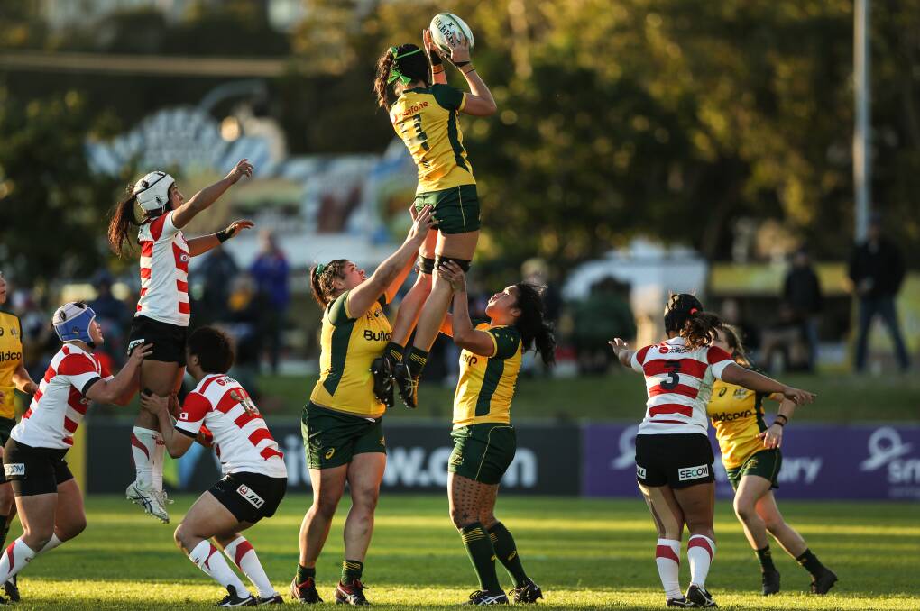 ELITE LEVEL: No.2 Sportsground hosted an international women's rugby match between Australia and Japan earlier this year. Picture: Marina Neil