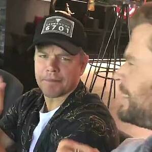 'Matt Damon is wearing my hat'