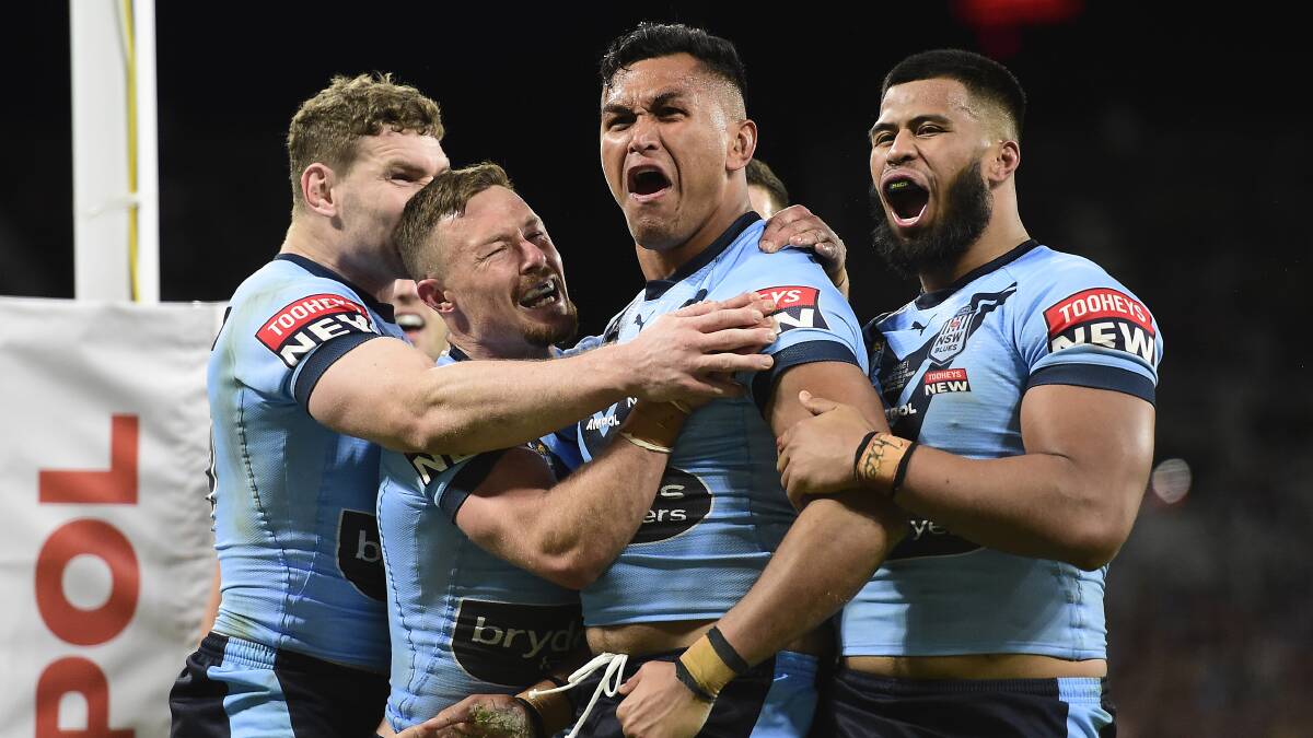 Newcastle and NSW forward Daniel Saifiti. Picture: Getty Images