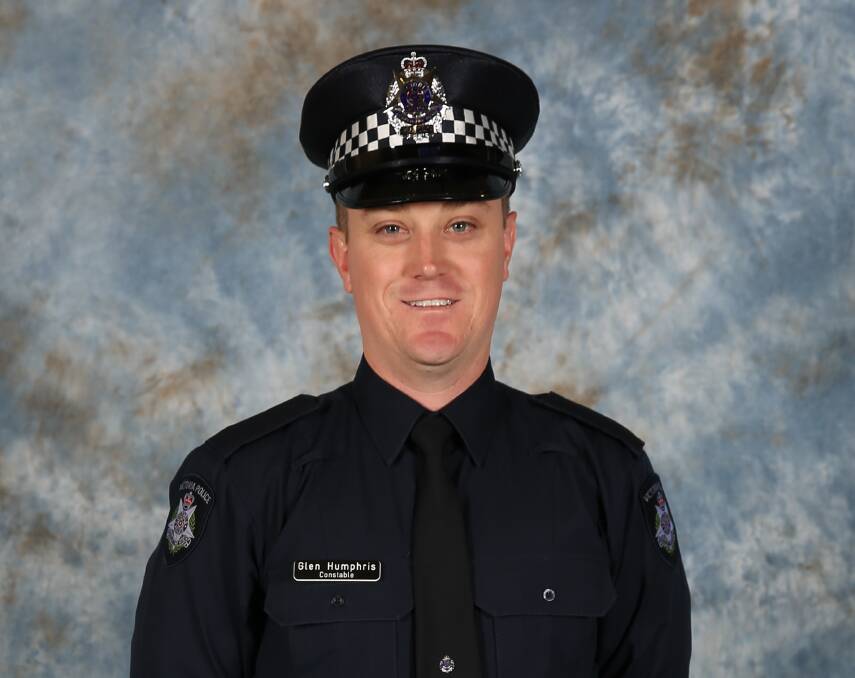 TRAGIC: Former Newcastle man and Victorian police officer Glen Humphris.