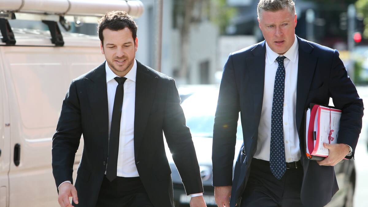 Jarrod Mullen outside Wollongong court on Wednesday. Picture: Sylvia Liber